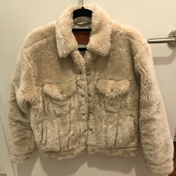 levis fur coat